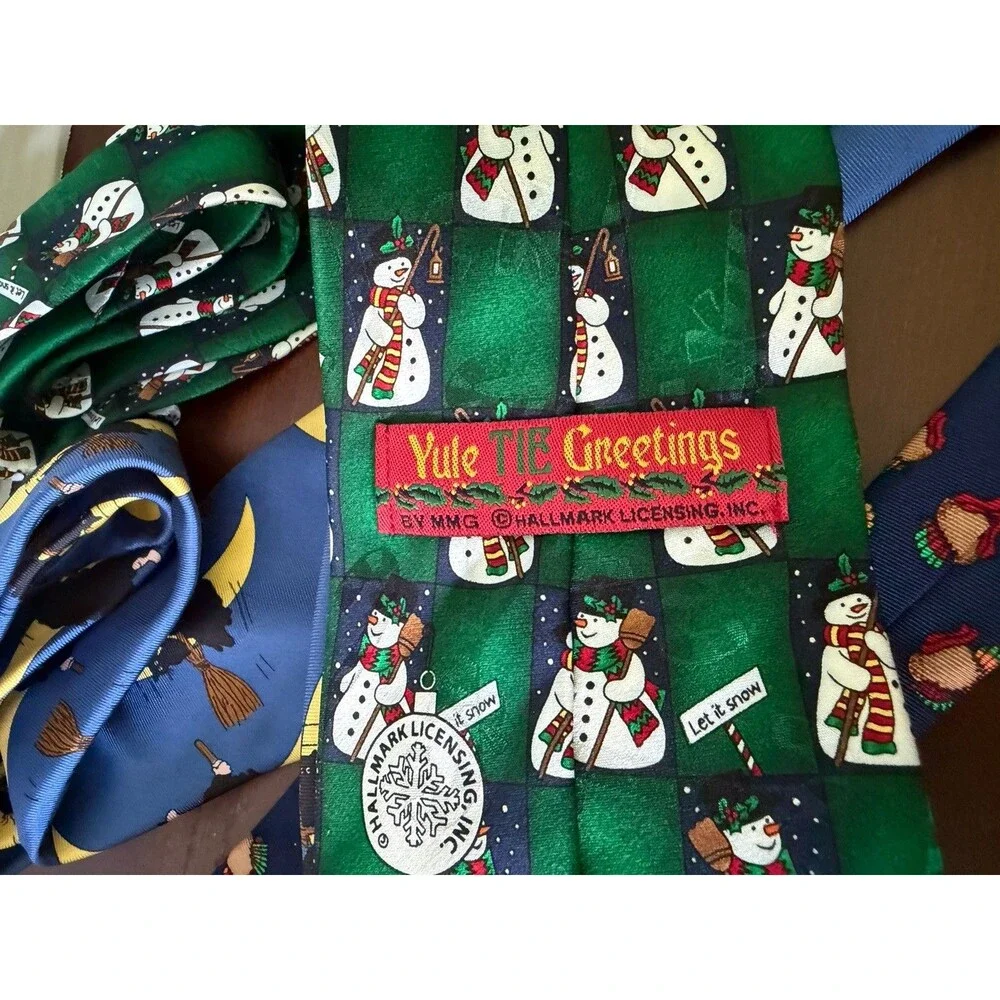 Holiday Silk Ties - Alynn Hallmark Ian Heath - Xmas V-day Thanksgiving Halloween